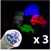 Lot 3 Ampoules LED E27 projecteur motifs CARS Eclairage enfants