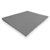 SOLEIL d'OCRE Drap plat Camille - Coton percale - 180 x 290 cm - Gris