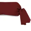 Soleil D'ocre Taie De Traversin Uni 85x185 Cm Zzz Rouge