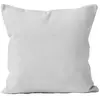 Housse de coussin lin 60x60 cm linen blanc, par Soleil d'Ocre