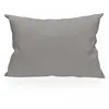 Soleil d'ocre Taie d'oreiller américaine 100% coton uni gris