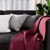 Soleil d'ocre, Adele Plaid, jeté de Fauteuil, Coton, Framboise, 140x200 cm