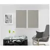 Soleil d'ocre, Noemie Paire de Brise bise, Polyester, Taupe, 60x120 cm
