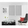 SUCRE D'OCRE Paire de brise bise DOLLY 90x120 cm - Gris