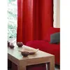 Soleil d'ocre, Occultant Alix Rideau à Oeillets Rouge, Polyester, 135x250 cm