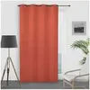Soleil d'ocre, Eclipse Rideau 100% occultant, PVC, Safran, 135x250 cm