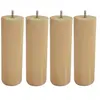 Jeu de pied (x4) bois massif 25 cm NIGHTITUDE 4 CYL H25 D8
