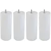 Jeu de pied (x4) bois massif 20 cm NIGHTITUDE CYL H20 D8