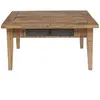 Bois & Chiffons Table Basse 2 Tiroirs Manguier Farm II