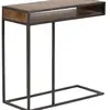 Table d'appoint bois et metal Manguier Stockholm