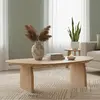 Bois & Chiffons - Table basse Ariel II beige - 124x70x38 cm OS