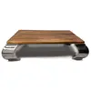 BOIS & CHIFFONS Table basse rectangulaire opium  Acacia Stainless III TU