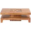 Bois et Chiffons - Table basse 85x85 cm  Acacia Kavish II T.U
