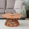 Table basse ronde bois massif Acacia Kfir