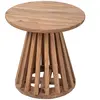 Table d'appoint ronde bois massif Acacia Kfir