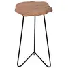 Bois et Chiffons - Sellette plateau bois brut acacia racine naturel - 40x40x70 cm T.U