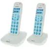 Logicom Confort 250 Duo Téléphone Sans Fil Sans Répondeur Blanc Senior