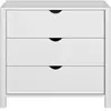 Commode 3 tiroirs ANDY coloris blanc