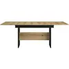 Calicosy - Table rectangulaire 1 allonge Esteban - L160/205 cm - Bois clair TU