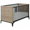 Lit bébé 70X140 MARCEL - Marron clair - Galipette - Evolutif - Hauteur réglable