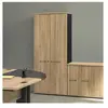 BUT Armoire 2 portes JAZZ+ imitation chêne et anthracite
