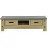 GAMI Meuble TV BROCELIANDE coloris ch ne clair/ gris b ton