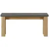 Banc BROCELIANDE coloris ch?ne clair/ gris b?ton