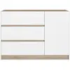 Commode 3 tiroirs décor bois Palerme CAMIF  Bois