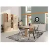 Lot de 2 portes pour bibliothèque SOPHIA coloris chêne
