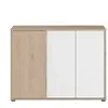 Rangement 3 portes EWEN coloris chêne blanc