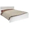 Parisot BOSTON Lit adulte contemporain - Décor blanc - l 140 x L 190 cm