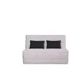 Housse pour BZ  SLYDE 140 cm TAMBRE IZIA coloris gris clair
