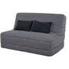 Housse pour BZ  SLYDE 140 cm TAMBRE IZIA coloris anthracite