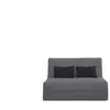 Housse pour BZ  SLYDE 140 cm ABA IZIA coloris anthracite