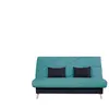 Housse pour clic clac 130  cm ABA IZIA coloris bleu aqua