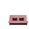 Housse pour clic clac 130  cm ABA IZIA coloris rose