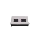 Housse pour clic clac 130  cm TAMBRE IZIA coloris gris clair