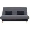 Housse pour clic clac 130  cm TAMBRE IZIA coloris gris anthracite