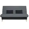 Housse pour clic clac 130 cm ARIA coloris gris