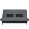 Banquette lit clic clac CELESTE SIMMONS coloris gris