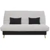 Banquette lit clic clac AZELIE SIMMONS coloris gris clair