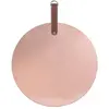 marque The Home Deco Factory Miroir cuivre rose avec anse rond