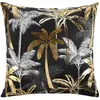marque Douceur d'intérieur Housse de Coussin 60x60 Velours Or Feanor