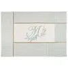 Tapis 60x90 cm Constance azur coton