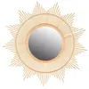Miroir soleil bambou D60