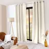 ENJOY HOME Rideau occultant thermique verso polaire ecru - Thermique - 135x240 - Uni - Intérieur