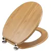 DOUCEUR D'INTERIEUR Abattant WC MDF charnières métal effet bois Strata chêne