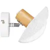 Ostaria - Applique spot orientable métal Hyde blanc