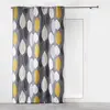 DOUCEUR D'INTERIEUR Rideau à oeillets 140x240 cm Leafy jaune coton