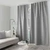 ENJOY HOME Rideau total occultant 140x240 pattes cachées Gris clair